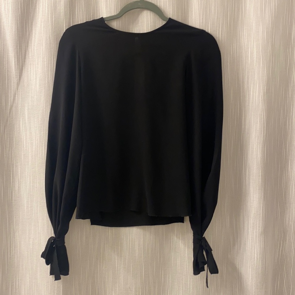 Aritzia Wilfred Blouse in Black (Size Small)